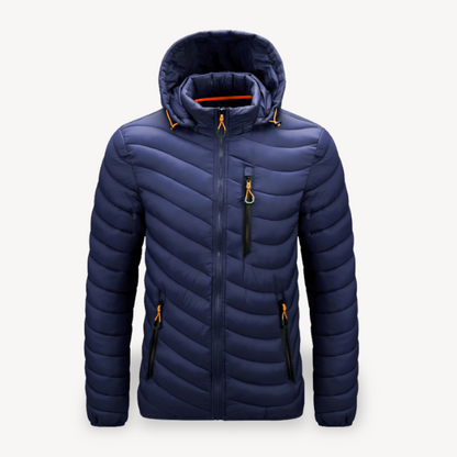 Gefütterte Winterjacke mit Kapuze für Herren | Loravelle 5