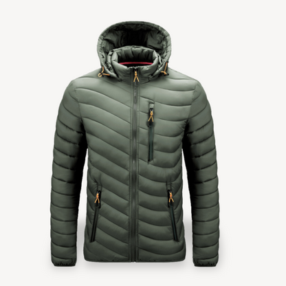 Gefütterte Winterjacke mit Kapuze für Herren | Loravelle 6
