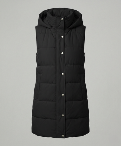 Ärmellose Winterjacke Warm Isoliert Damen