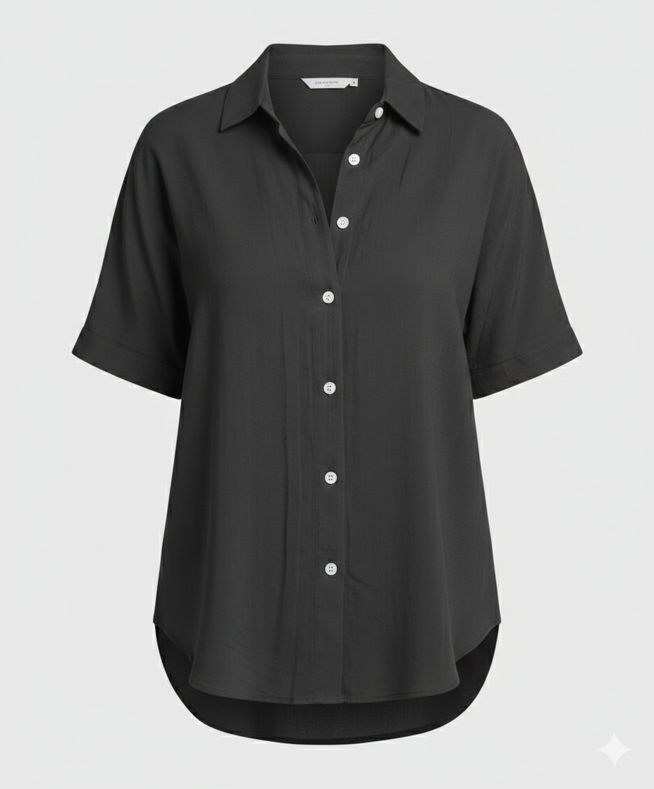 Damen Bluse Top V-Ausschnitt Elegant