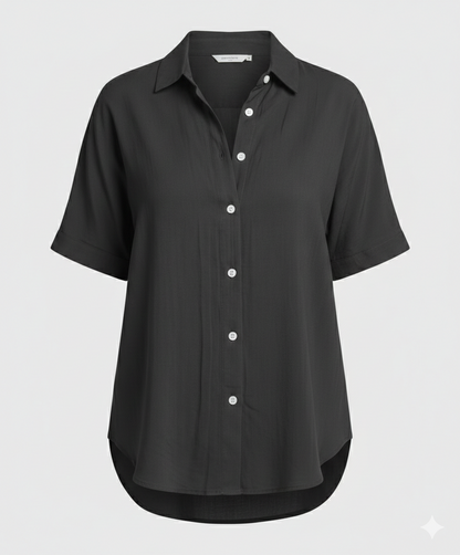 Damen Bluse Top V-Ausschnitt Elegant