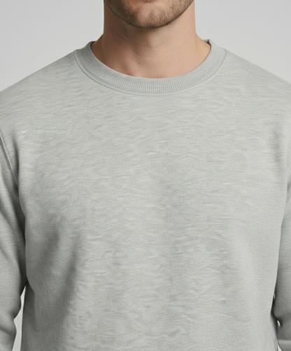 Männer Sweatshirt Rundhals Pullover Modern
