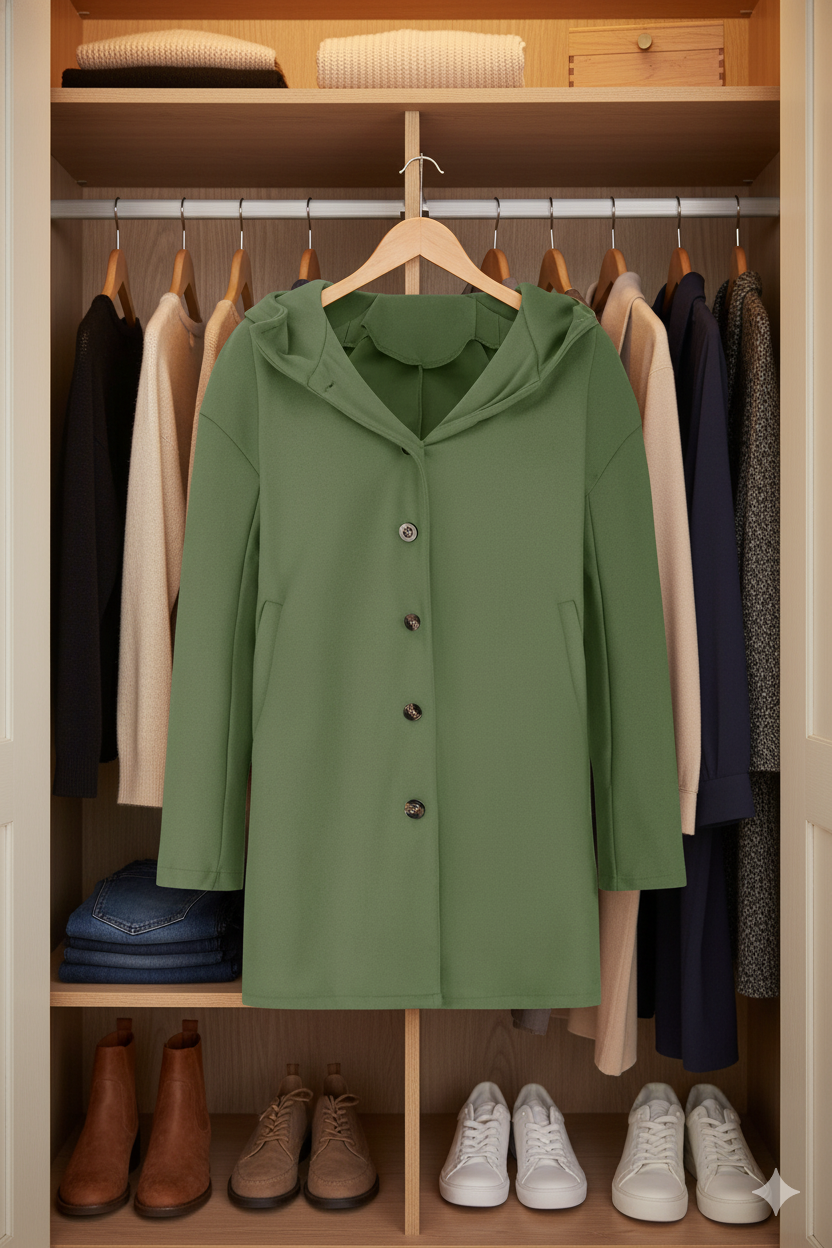 Eleganter Damenmantel Modern Trendig Winter