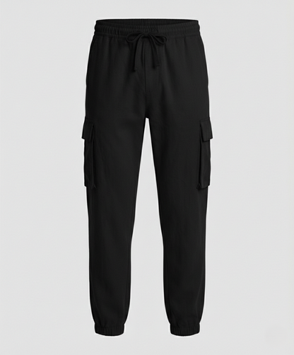 Herren Jogginghose Cargo-Style Elastisch Reißverschluss