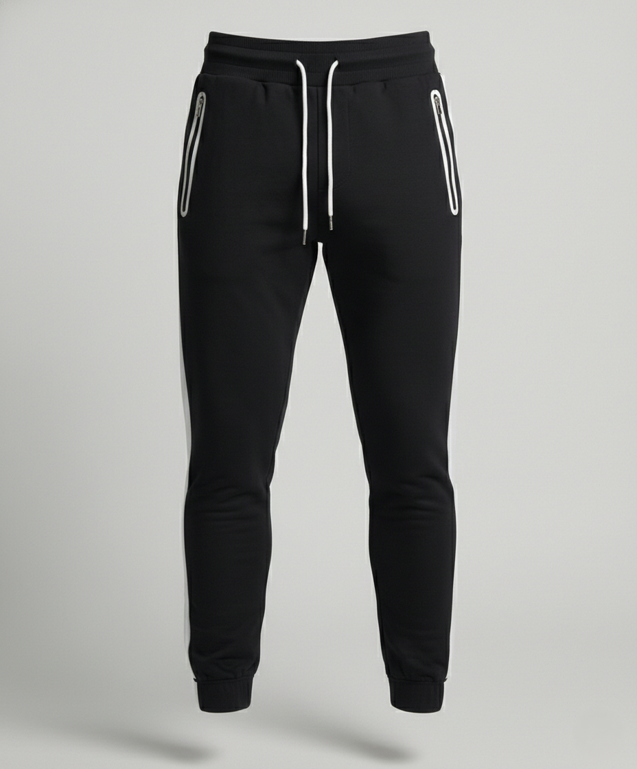 Herren Jogginghose Sportlich Bequem mit Seitentaschen