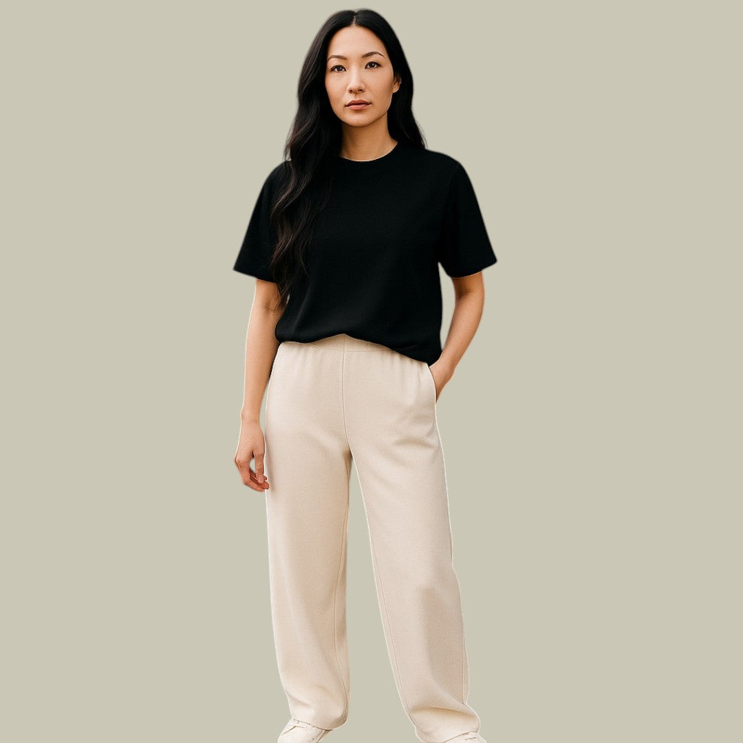 Bequeme Damen Strickhose Locker Geschnitten - BerlinGlamour
