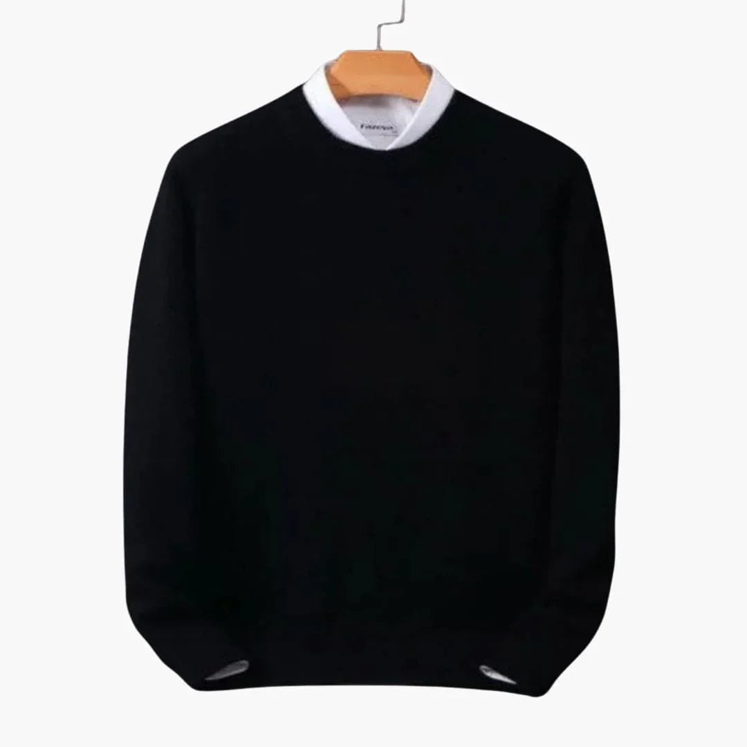 Geometrisch Gemusterter Pullover für Herren 3