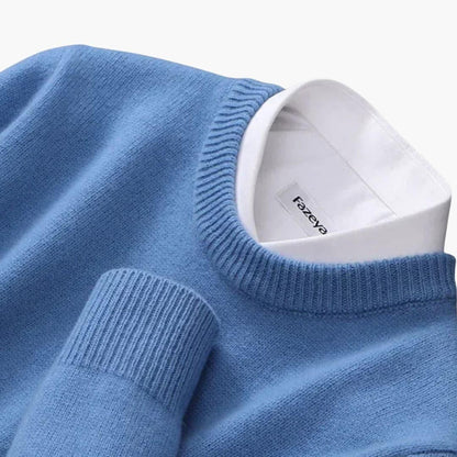 Geometrisch Gemusterter Pullover für Herren 8