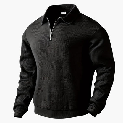 Geometrisch Gemusterter Strickpullover für Herren 11