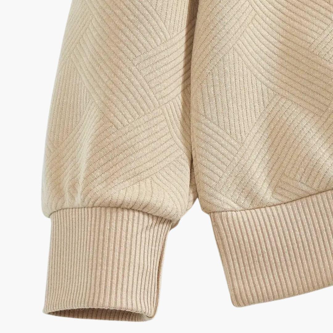 Geometrisch Gemusterter Strickpullover für Herren 3