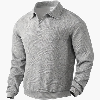 Geometrisch Gemusterter Strickpullover für Herren 7