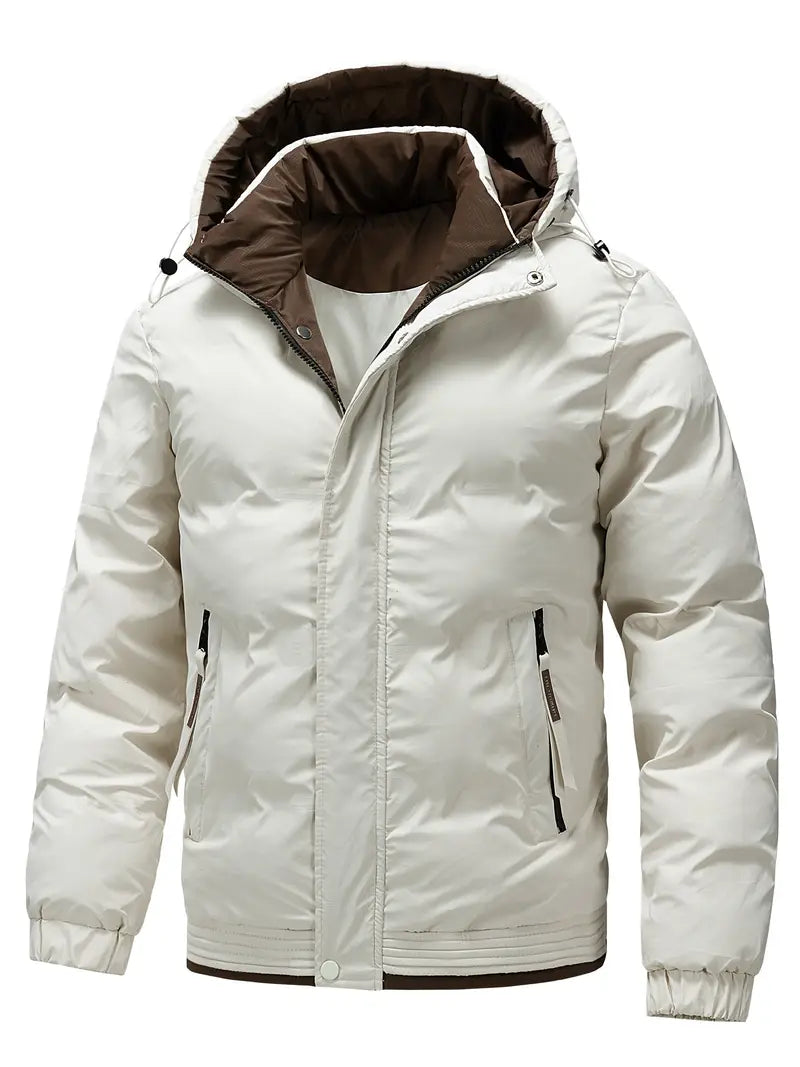 Warme Daunenjacke Herren Wintermantel Mit Kapuze - BerlinGlamour