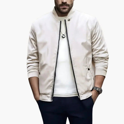 Gerippte Bomberjacke für Herren 5