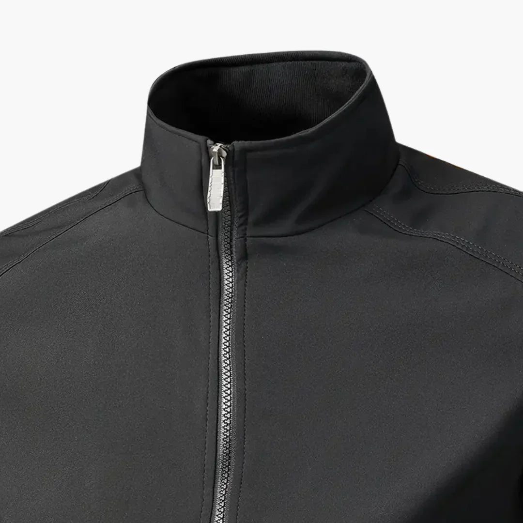 Gerippte Bomberjacke mit Reißverschluss für Herren 2