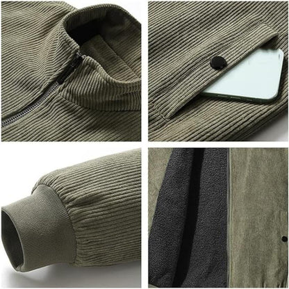 Gerippte Retrojacke für Herren 6