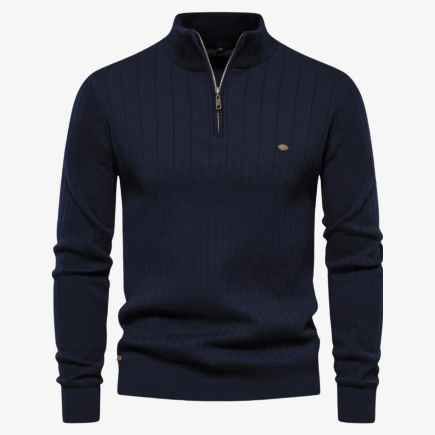 Gerippter Pullover Slim Fit für Herren 2