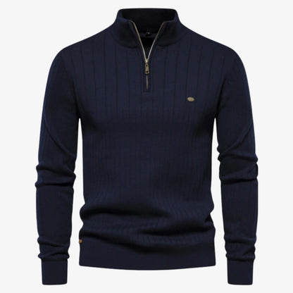 Gerippter Pullover Slim Fit für Herren 2