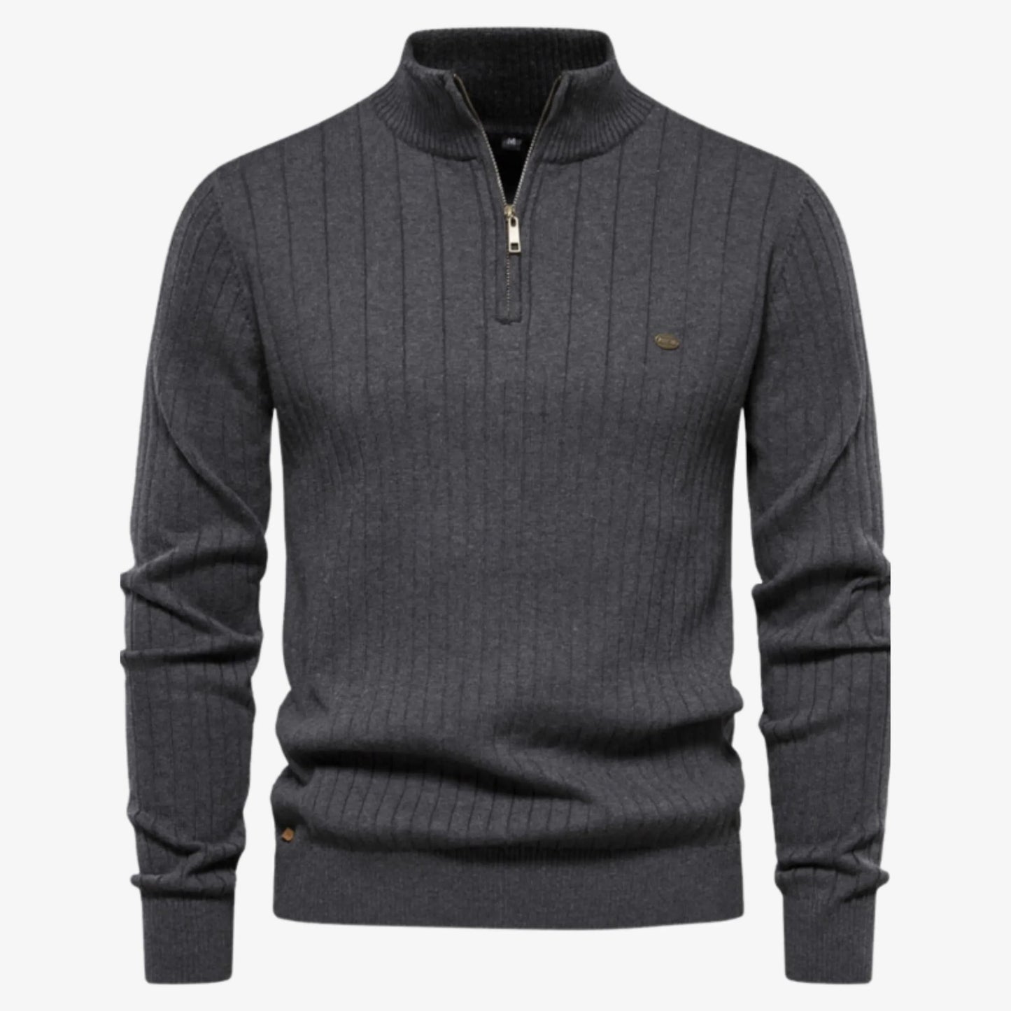 Gerippter Pullover Slim Fit für Herren 3