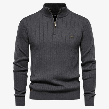Gerippter Pullover Slim Fit für Herren 3