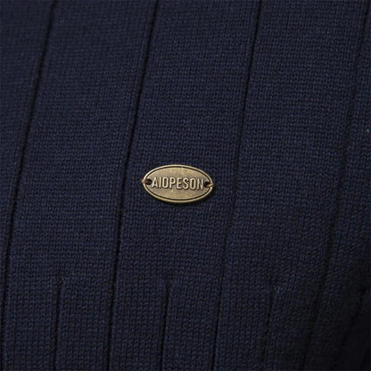 Gerippter Pullover Slim Fit für Herren 7