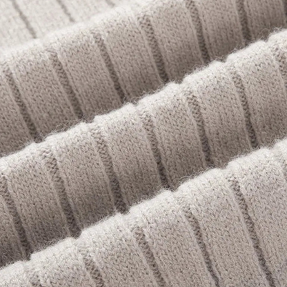 Gerippter Pullover mit Viertelreißverschluss für Herren | Loravelle 3