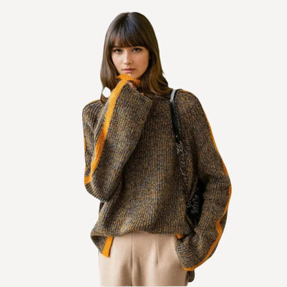 Gerippter Rollkragenpullover für Damen 0