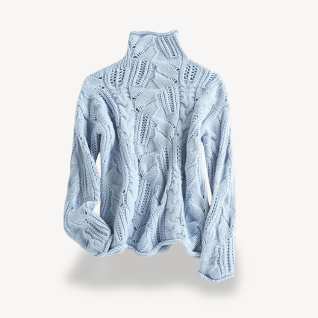 Gerippter Rollkragenpullover für Damen | Loravelle 1