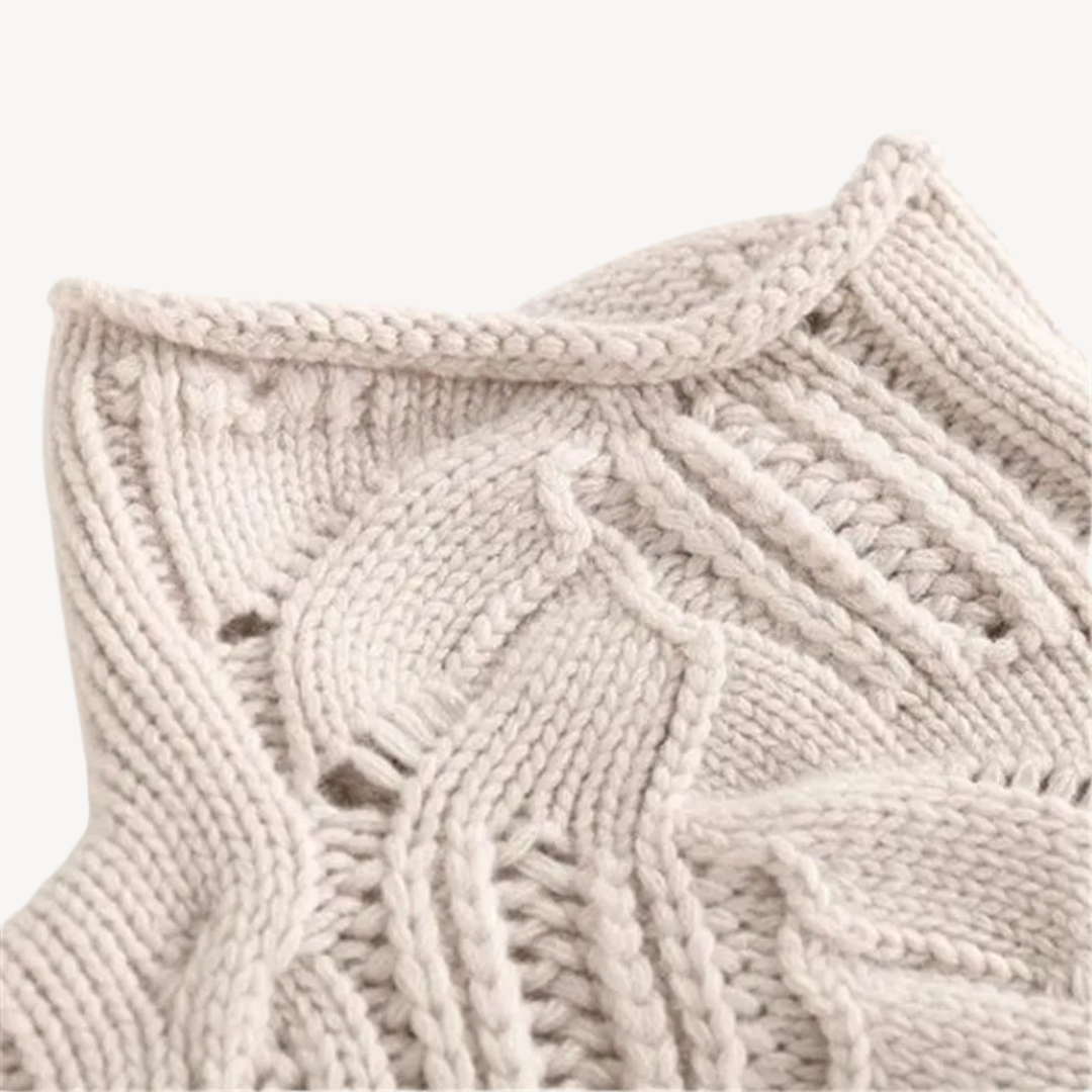 Gerippter Rollkragenpullover für Damen | Loravelle 3