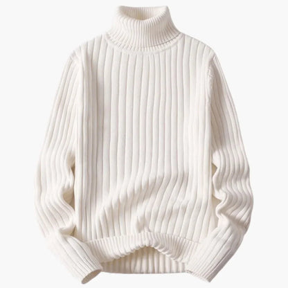 Gerippter Rollkragenpullover für Herren 2