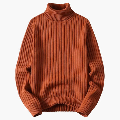 Gerippter Rollkragenpullover für Herren 4