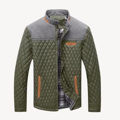Gesteppte Colorblock-Jacke für Herren | Loravelle 1