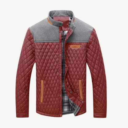 Gesteppte Colorblock-Jacke für Herren | Loravelle 2