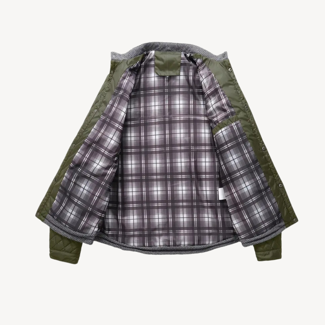 Gesteppte Colorblock-Jacke für Herren | Loravelle 5