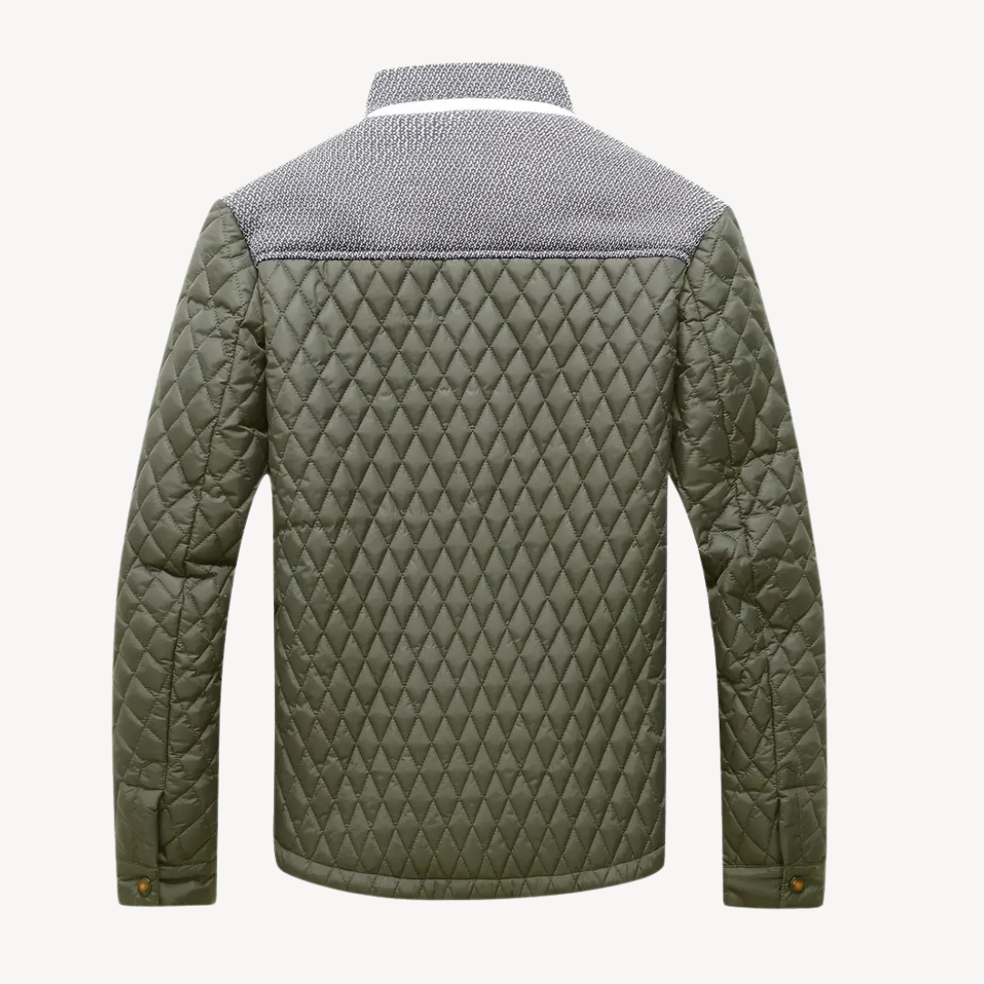 Gesteppte Colorblock-Jacke für Herren | Loravelle 6