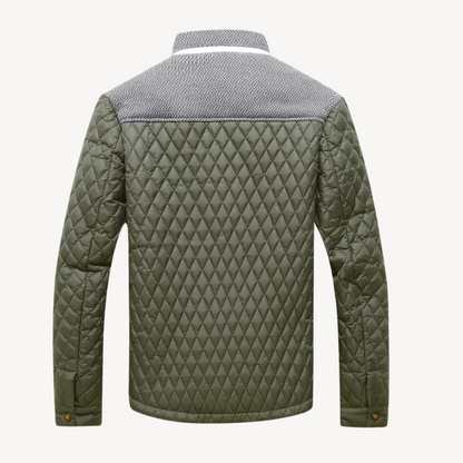 Gesteppte Colorblock-Jacke für Herren | Loravelle 6