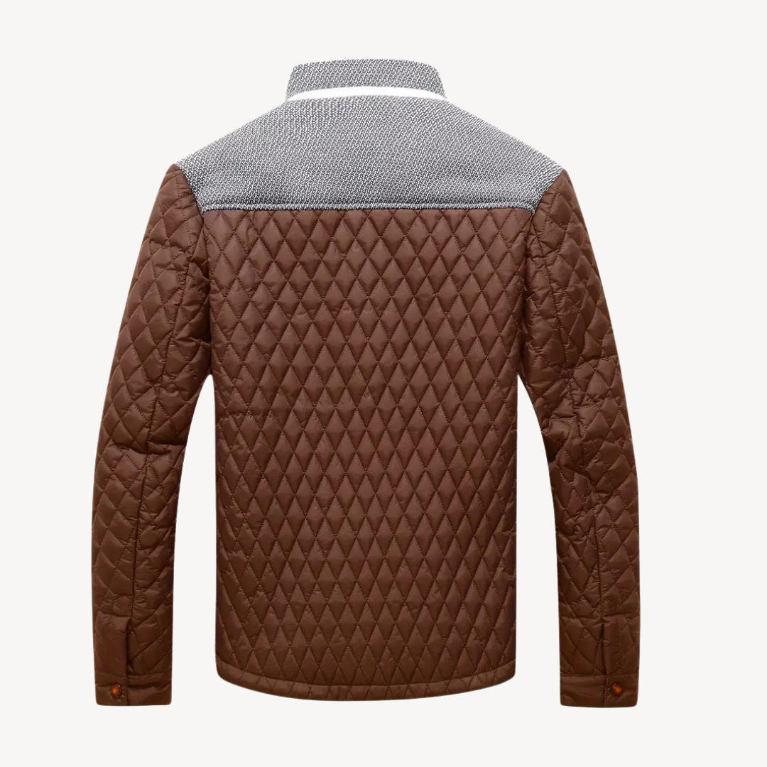 Gesteppte Colorblock-Jacke für Herren | Loravelle 7