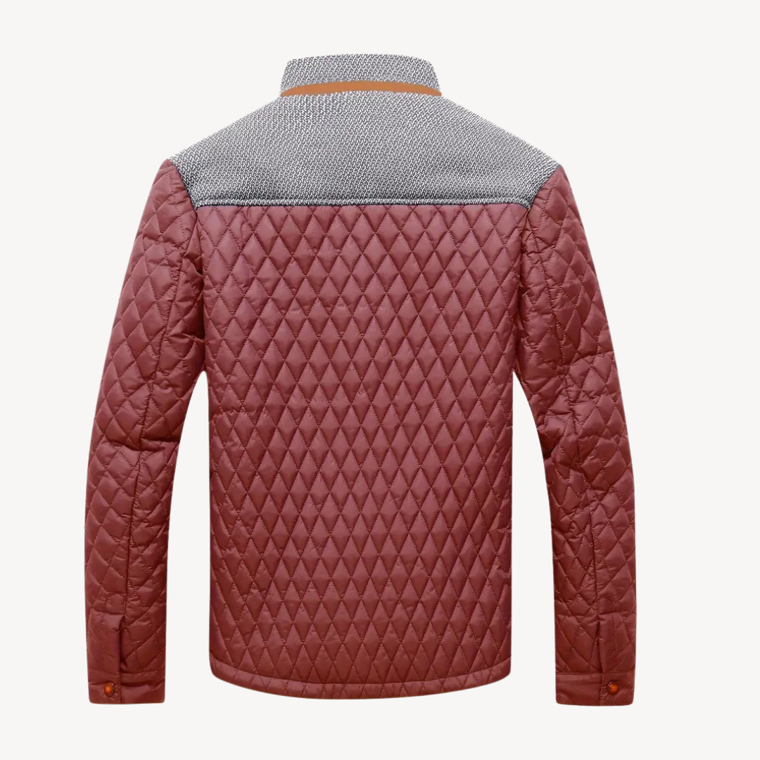 Gesteppte Colorblock-Jacke für Herren | Loravelle 8