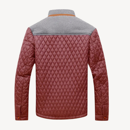 Gesteppte Colorblock-Jacke für Herren | Loravelle 8