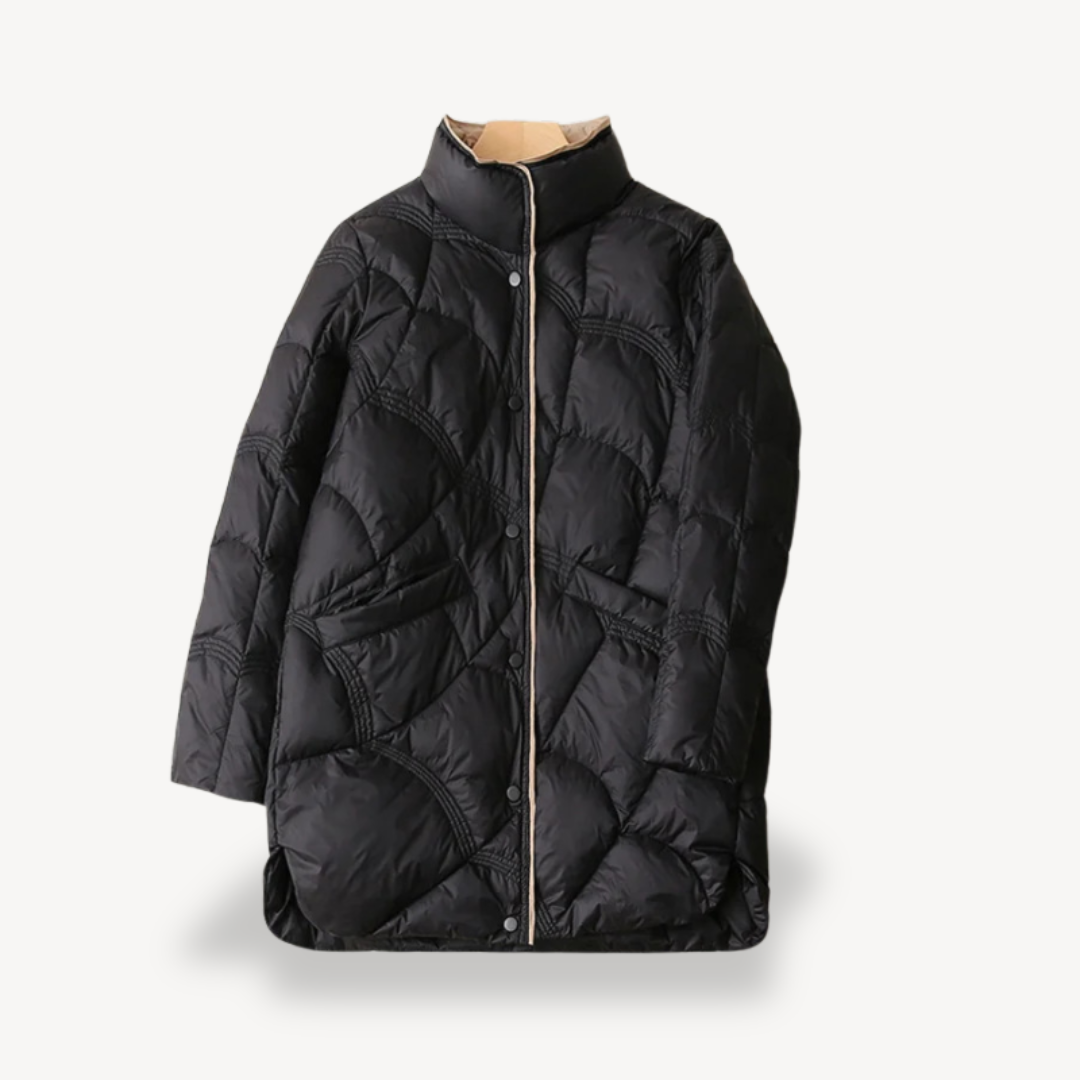 Gesteppte Daunenjacke für Damen | Loravelle 0