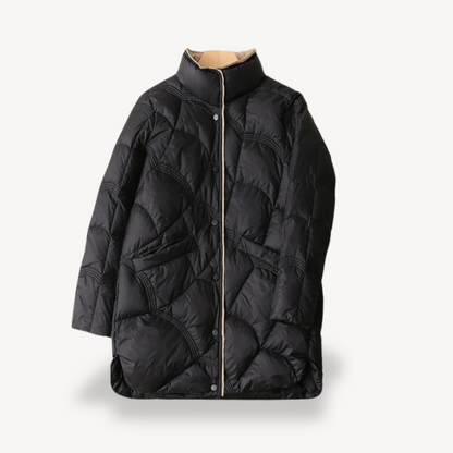 Gesteppte Daunenjacke für Damen | Loravelle 0