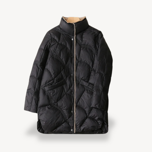 Gesteppte Daunenjacke für Damen | Loravelle 0