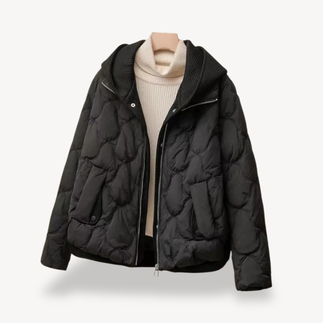 Gesteppte Pufferjacke mit Kapuze für Damen | Loravelle 5
