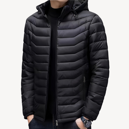 Gesteppte Pufferjacke mit Kapuze für Herren | Loravelle 1