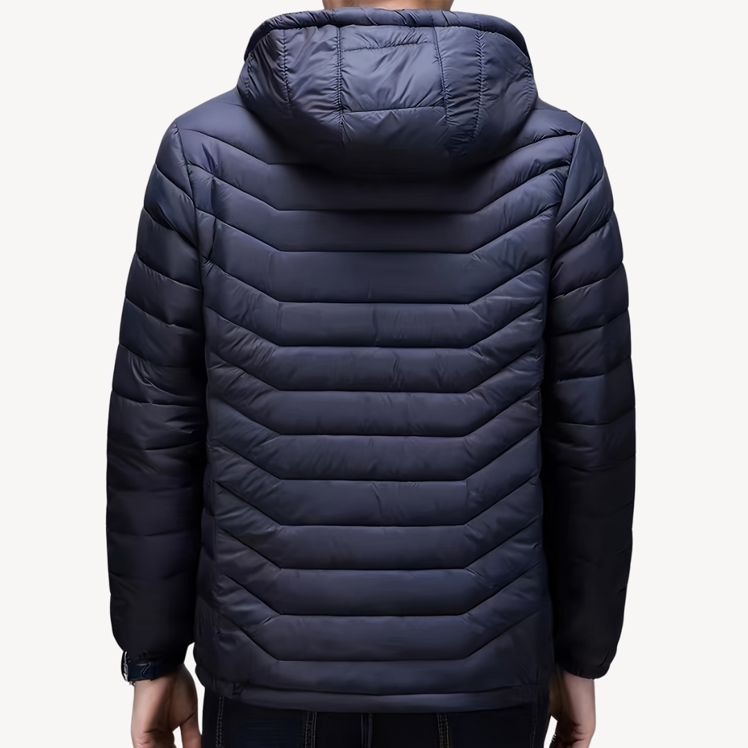 Gesteppte Pufferjacke mit Kapuze für Herren | Loravelle 2