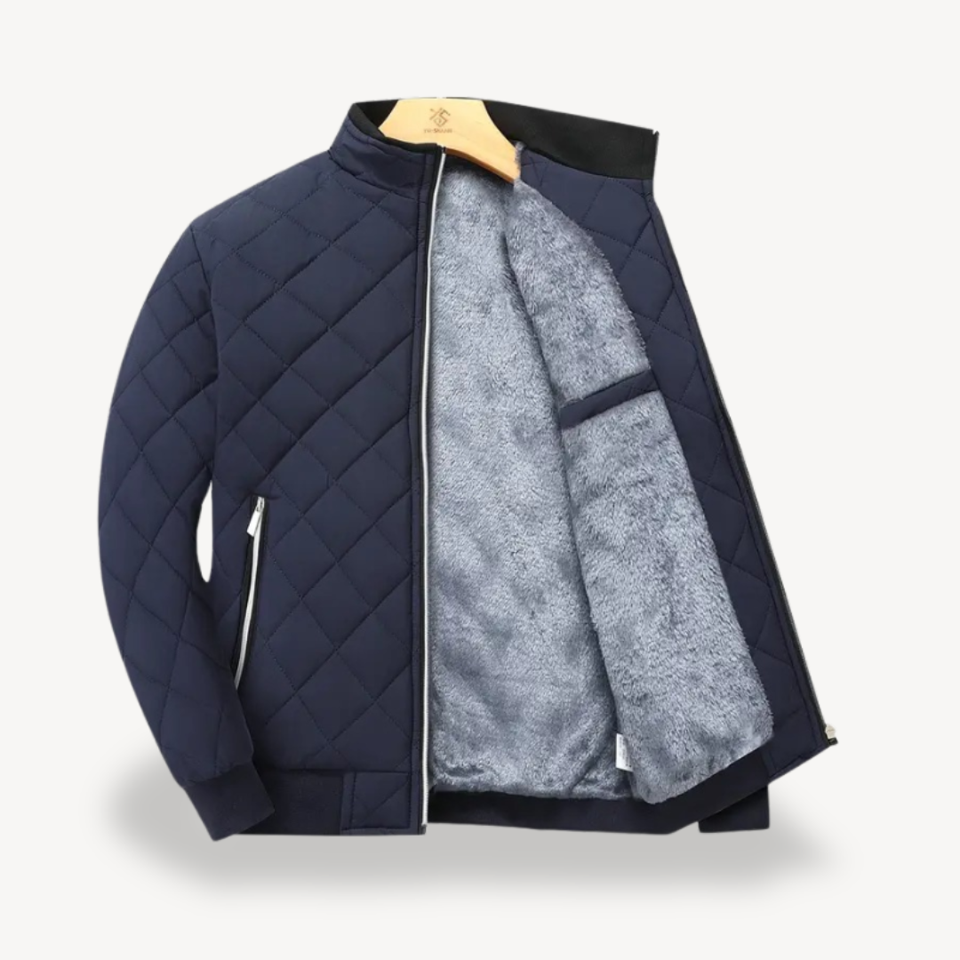 Gesteppte Sherpa-gefütterte Herrenjacke | Loravelle 4