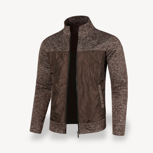 Gesteppte, wattierte Reißverschlussjacke für Herren | Loravelle 0