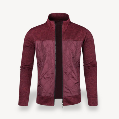 Gesteppte, wattierte Reißverschlussjacke für Herren | Loravelle 2