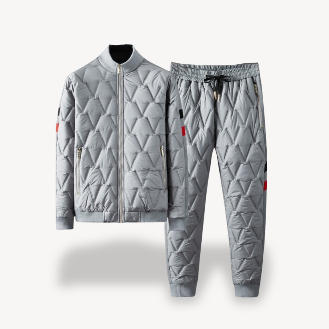 Gestepptes Herren-Set aus Jacke und Hose | Loravelle 0