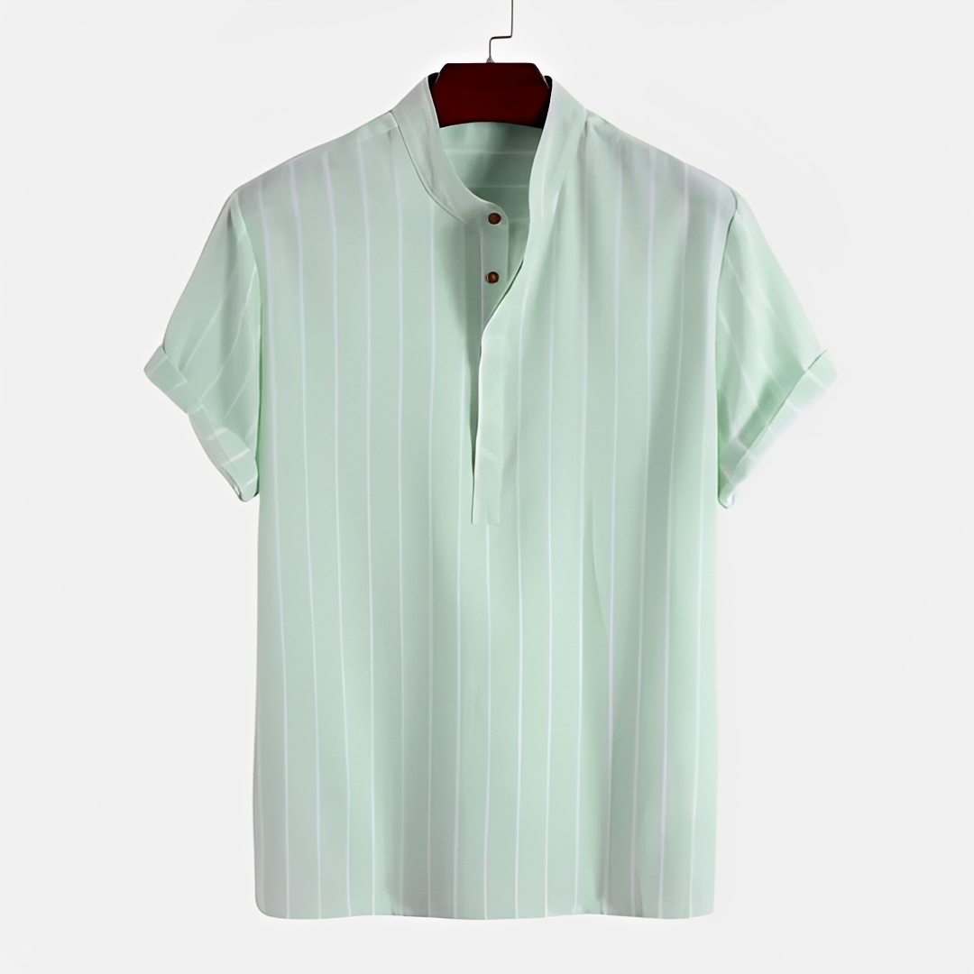 Herren Sommerhemd Elegantes Leichtes Baumwollhemd