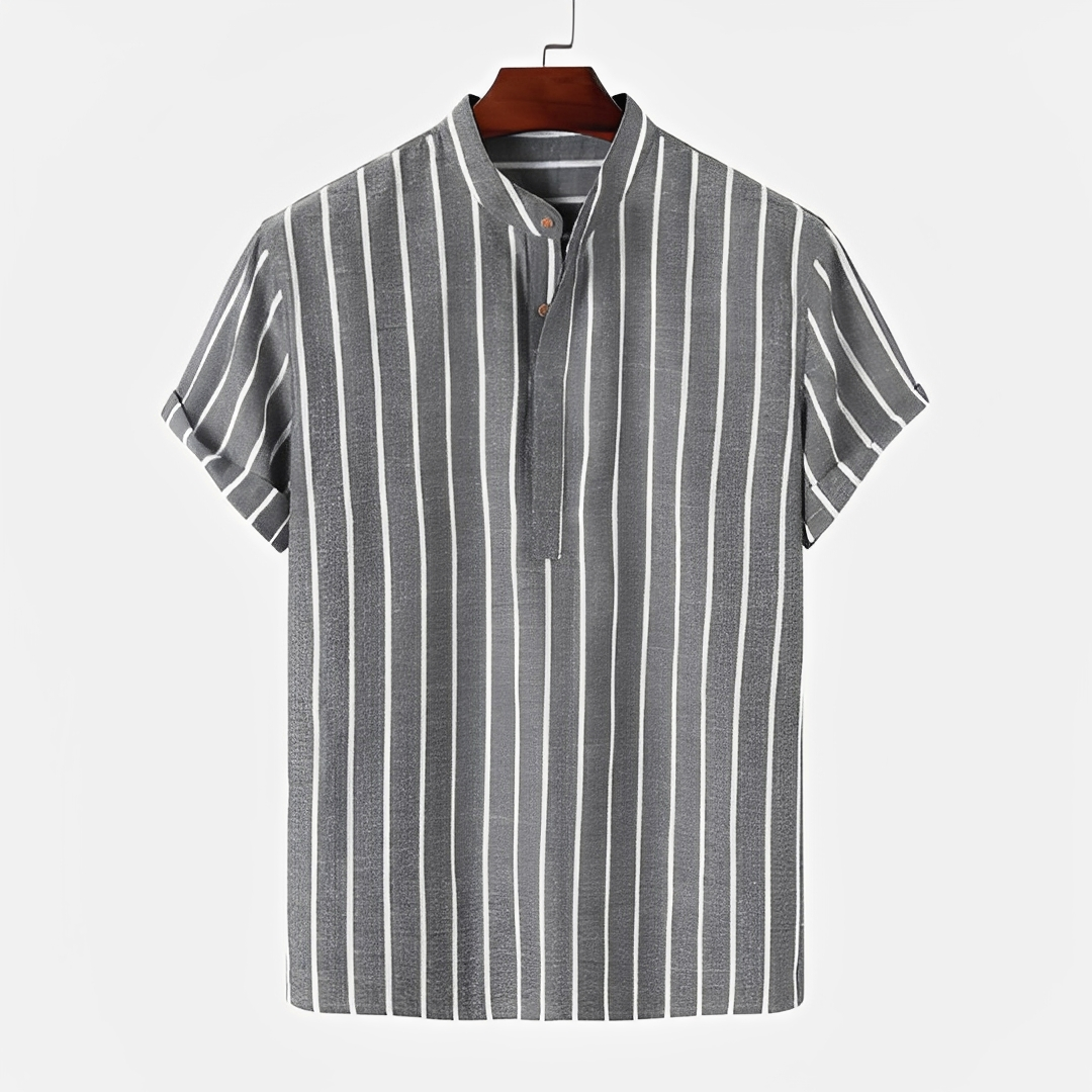 Herren Sommerhemd Elegantes Leichtes Baumwollhemd